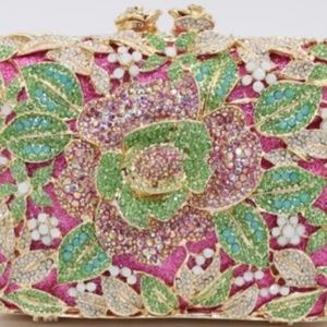 Austrian Crystal & Opals Posh Purse Gift Wedding!